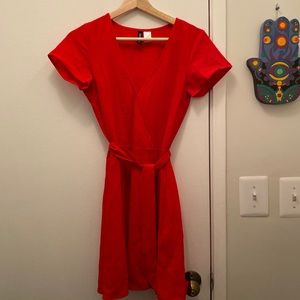 Red tie sundress